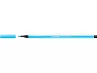 Een Viltstift STABILO Pen 68/031 M neon blauw koop je bij All Office Kuipers BV