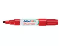 Een Viltstift Artline 30 schuin 2-5mm rood koop je bij Romijn Office Supply