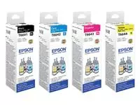 Een Navulinkt Epson T6644 geel koop je bij Clippz! Office Supplies