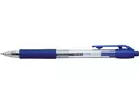 Een Balpen Quantore Grip drukknop blauw medium koop je bij Quality Office Supplies