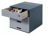 Een Coffee Point Box Durable 3385-58 antraciet-lichtgrijs koop je bij Schellen Boek- en Kantoorboekhandel