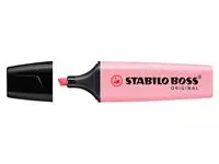 Een Markeerstift STABILO BOSS Original 70/129 pastel roze koop je bij De Joma BV