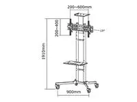 Een Monitormeubel Neomounts M1700E 32-55" zwart koop je bij Kantoorboekhandel Van Atten