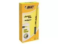 Een Markeerstift Bic brite liner grip geel koop je bij De Joma BV