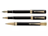 Een Vulpen Parker Duofold Classic black 18k GT medium koop je bij QuickOffice BV