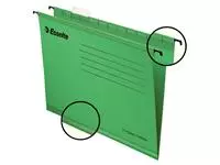 Een Hangmap Esselte Classic folio V-bodem groen koop je bij Company Supplies