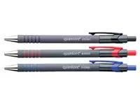 Buy your Balpen Quantore rubbergrip drukknop rood medium at QuickOffice BV