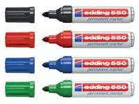 Een Viltstift edding 550 rond 3-4mm rood koop je bij Supply Mij