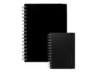 Een Notitieboek Quantore A6 spiraal lijn 192blz 80gr zwart koop je bij QuickOffice BV