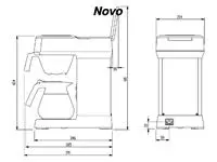 Buy your Koffiezetapparaat Bravilor Novo inclusief glazen kan at QuickOffice BV