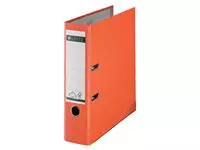 Een Ordner Leitz 1010 180° 80mm PP A4 oranje koop je bij "De Waal" Kantoor Efficiency