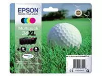 Een Inktcartridge Epson 34XL T3476 zwart + 3 kleuren koop je bij Clippz! Office Supplies