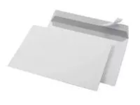 Een Envelop Quantore bank C6 114x162mm zelfklevend wit 25stuks koop je bij QuickOffice BV