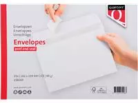 Een Envelop Quantore bank C5 162x229mm zelfklevend wit 25stuks koop je bij Schellen Boek- en Kantoorboekhandel