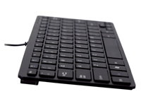 Een Ergonomisch toetsenbord R-Go Tools Compact Qwerty zwart koop je bij De Joma BV