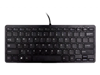 Een Ergonomisch toetsenbord R-Go Tools Compact Qwerty zwart koop je bij Kantorice office & business supplies