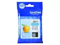 Een Inktcartridge Brother LC-3211C blauw koop je bij Kantoorboekhandel Van Atten