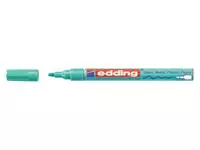 Een Viltstift edding 751 lakmarker rond 1-2mm metallic groen koop je bij Clippz! Office Supplies