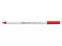 Een Viltstift edding 4600 textiel rond 1mm rood koop je bij Kantorice office & business supplies