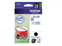 Een Inktcartridge Brother LC-22UBK zwart koop je bij All Office Kuipers BV