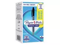 Een Balpen Paper Mate Flexgrip Ultra medium zwart valuepack 30+6 gratis koop je bij De Joma BV