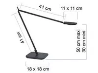 Bureaulamp Unilux Magic led zwart