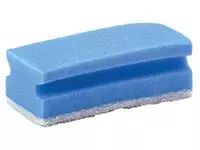 Een Schuurspons Cleaninq met greep 140x70x42mm blauw/wit 5 stuks koop je bij De Joma BV