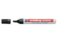 Een Viltstift edding 3300 schuin 1-5mm zwart koop je bij De Rijk Kantoorshop