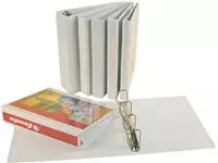 Een Presentatieringband Esselte Deluxe A4 4-rings D-mech 25mm wit koop je bij Schellen Boek- en Kantoorboekhandel