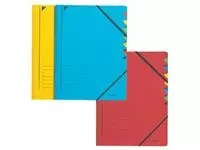Een Sorteermap Leitz 7 tabbladen karton rood koop je bij QuickOffice BV