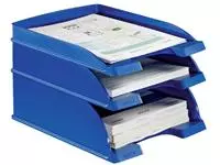 Een Brievenbak Leitz Plus Slim A4 blauw koop je bij QuickOffice BV