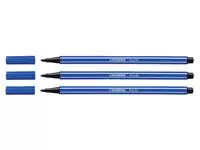 Een Viltstift STABILO Pen 68/32 medium donkerblauw koop je bij De Joma BV
