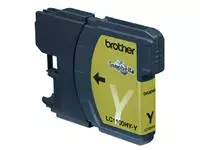 Een Inktcartridge Brother LC-1100HYY geel koop je bij De Joma BV