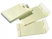 Een Envelop Quantore monsterzak 229x324x38mm zelfkl creme 125st koop je bij QuickOffice BV