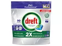 Vaatwastabletten Dreft All-in-1 Professional Regular 90 stuks