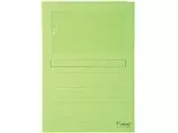 Een Pochette modèle L Exacompta Forever + fenêtre carton vert clair koop je bij QuickOffice BV