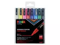 Een Verfstift Posca 0.9-1.3mm 8 kleuren koop je bij QuickOffice BV