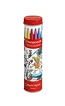 Een Viltstift Caran d&#39;ache Swisscolor met poster koker à 10 kleuren koop je bij De Joma BV