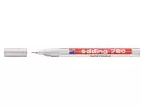 Een Viltstift Edding 780 lakmarker rond 0.8mm wit koop je bij Clippz! Office Supplies