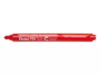 Een Viltstift Pentel NXS15 1mm rood koop je bij All Office Kuipers BV