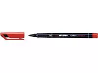 Een Viltstift STABILO OHpen 843/40 permanent rond medium rood koop je bij Kantorice office &amp; business supplies