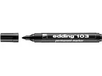 Een Viltstift edding 103 rond medium zwart koop je bij Clippz! Office Supplies