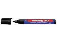 Een Viltstift edding 30 brilliant rond 1.5-3mm zwart koop je bij All Office Kuipers BV