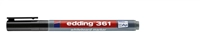 Een Viltstift edding 361 whiteboard rond 1mm zwart koop je bij Kantorice office &amp; business supplies