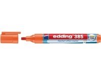 Een Viltstift edding 385 flipover penseelpunt oranje koop je bij Continu Kantoor