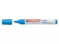 Een Viltstift edding 4500 textiel rond 2-3mm lichtblauw koop je bij Kantorice office &amp; business supplies