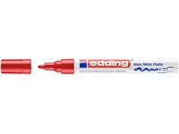 Een Viltstift edding 750 lakmarker creatief rond 2-4mm rood koop je bij Romijn Office Supply