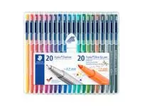 Een Viltstift en fineliner Staedtler Triplus 323 en 334 assorti koop je bij Sysdicom BV