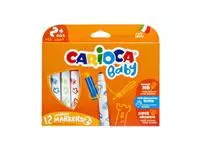 Een Viltstiften Carioca Baby set à 12 kleuren koop je bij De Joma BV