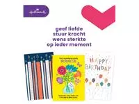 Een Wenskaart Hallmark navulset verjaardag 12 kaarten koop je bij De Joma BV